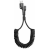 Kabel BASEUS Fish Eye USB Type-C / 2A, 1m (črn)