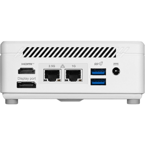 Mini namizni računalnik MSI Cubi 5 1M-441BEU barebone Core 3 / WiFi 6E + BT 5.3 / 1x2.5Gbps + 1x1Gbps (bel)