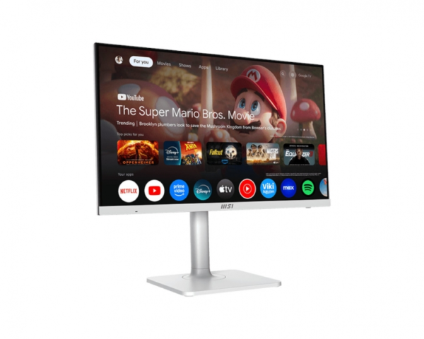 Zaslon MSI Modern MD272UPSW / 27" / 4K UHD / IPS / 60Hz / 4ms (GtG) / KVM / bel - nastavljiv po višini - PD 65W